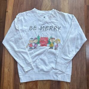 Junk Food Clothing White Graphic Sweatshirt